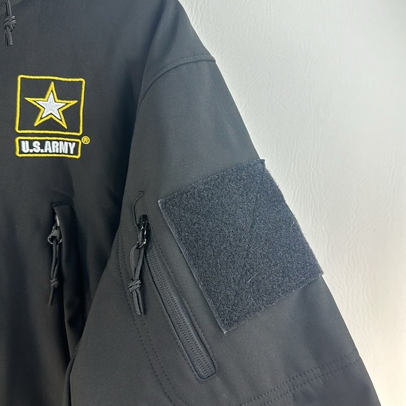 US Army Fleece Multi Pocket Coat - Picture 6 of 13
